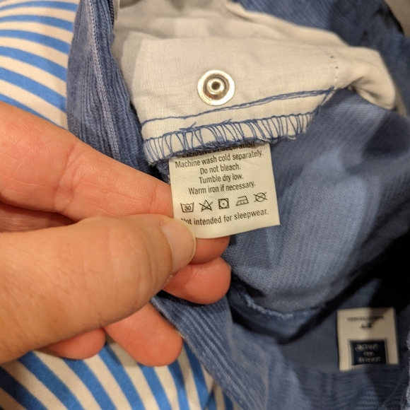 Corduroy pants with deer embroidery - Picture 4 of 6